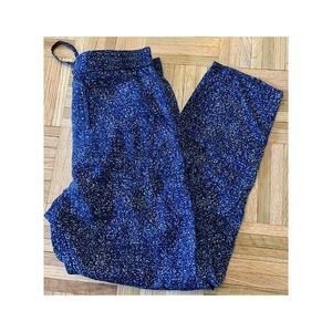 Gap | blue speckled Tencel drawstring pants